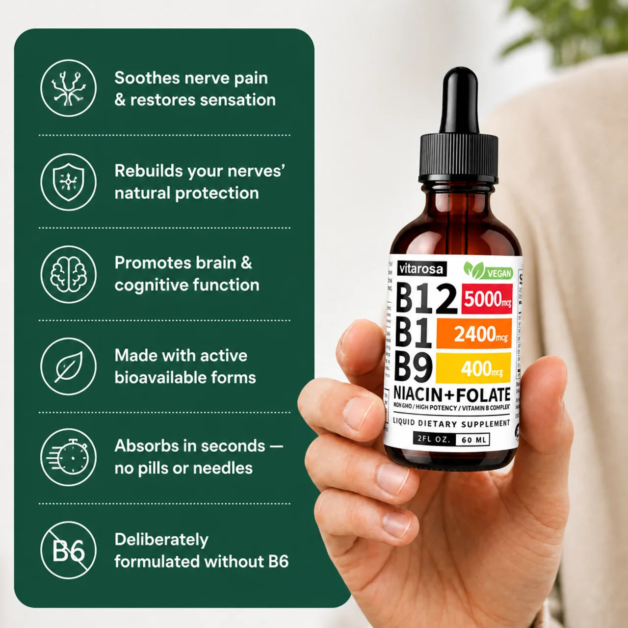 Sublingual B-Complex Drops